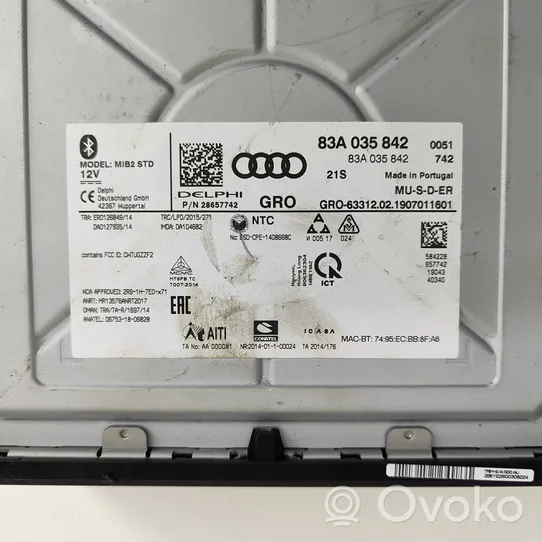 Audi A1 Radija/ CD/DVD grotuvas/ navigacija 83A035842