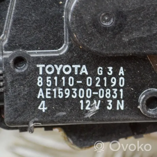 Toyota Auris 150 Tiranti e motorino del tergicristallo anteriore 8511002190