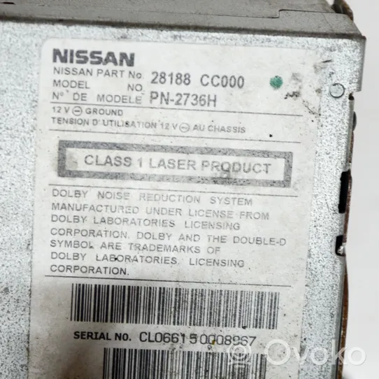 Nissan Murano Z50 Radija/ CD/DVD grotuvas/ navigacija 28188CC000