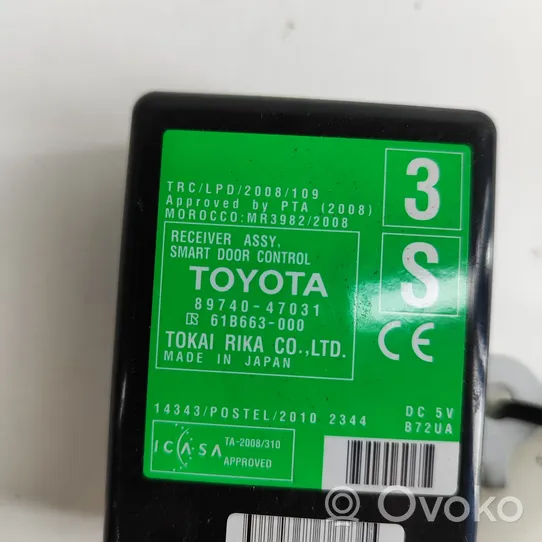 Toyota Prius+ (ZVW40) Autres dispositifs 8974047031