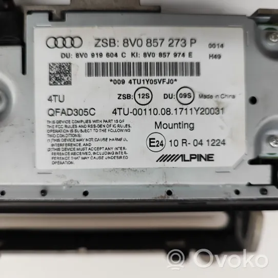 Audi A3 S3 8V Écran / affichage / petit écran 8V0857273P