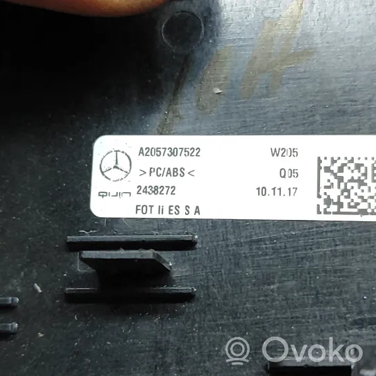 Mercedes-Benz C W205 Altro elemento di rivestimento della portiera posteriore A2057307522