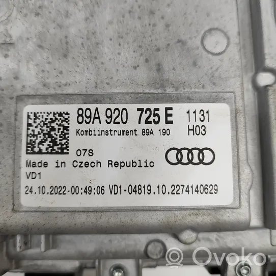Audi Q4 Sportback e-tron Speedometer (instrument cluster) 89A920725E