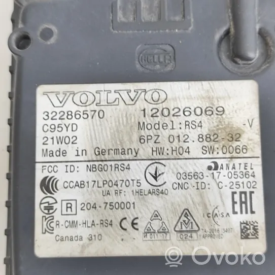 Volvo XC90 Katvealueen hallinnan moduuli 32286570