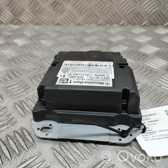 Mercedes-Benz CLA C117 X117 W117 Airbag control unit/module A1779001802