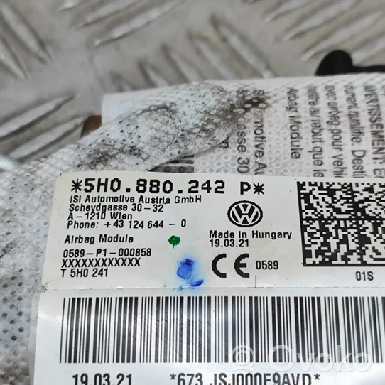 Volkswagen ID.3 Poduszka powietrzna Airbag fotela 5H0880242P