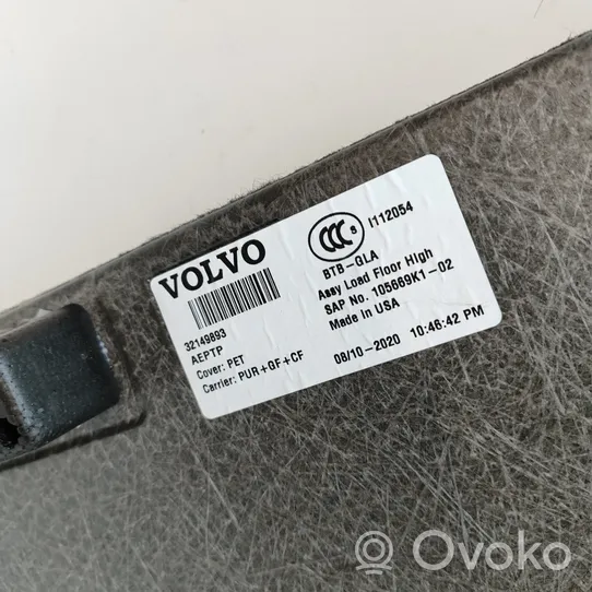 Volvo S60 Tapis de coffre 32149893