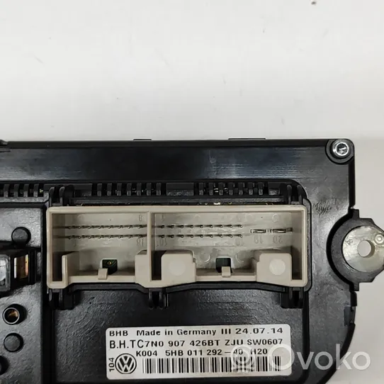 Volkswagen PASSAT B7 Przełącznik / Włącznik nawiewu dmuchawy 5HB011292