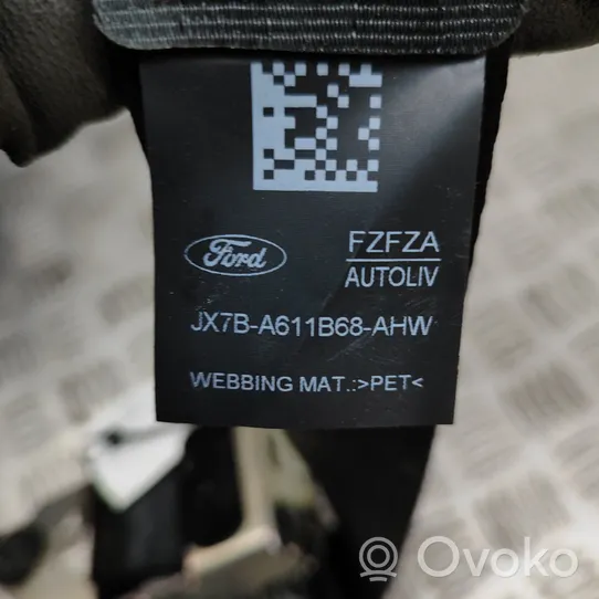 Ford Focus Pas bezpieczeństwa fotela tylnego JX7BA611B68AHW