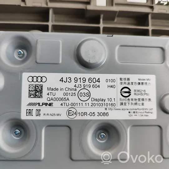 Audi E-tron GT Monitor / wyświetlacz / ekran 4J3919604