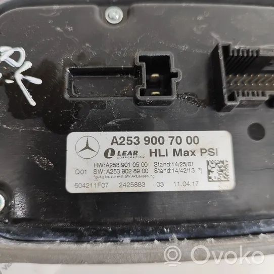 Mercedes-Benz GLC X253 C253 Module de contrôle de ballast LED A2539007000