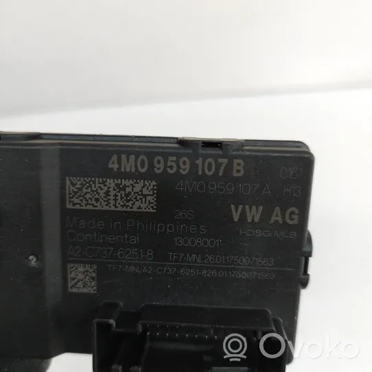 Audi A4 S4 B9 Sterownik / Moduł elektrycznej klapy tylnej / bagażnika 4M0959107B