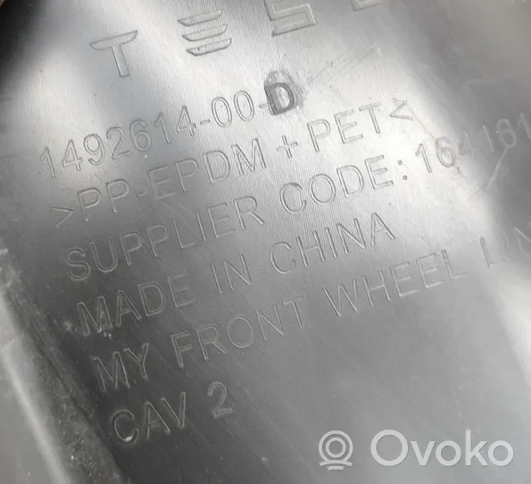 Tesla Model Y Etupyörän sisälokasuojat 149261400D