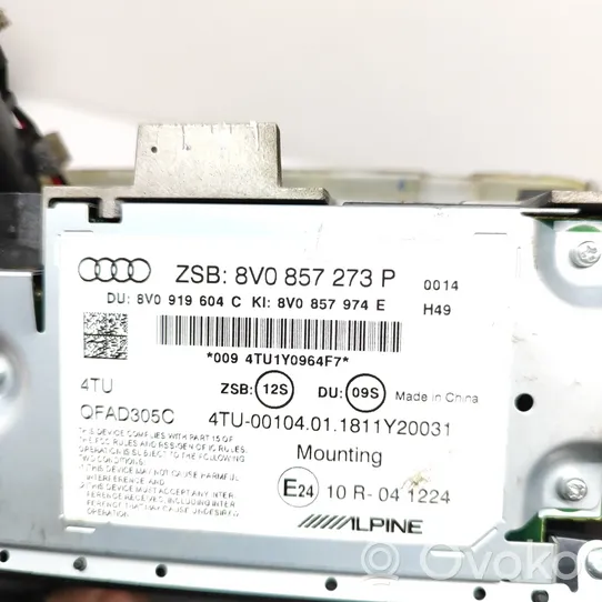 Audi A3 S3 8V Monitor / wyświetlacz / ekran 8V0857273P