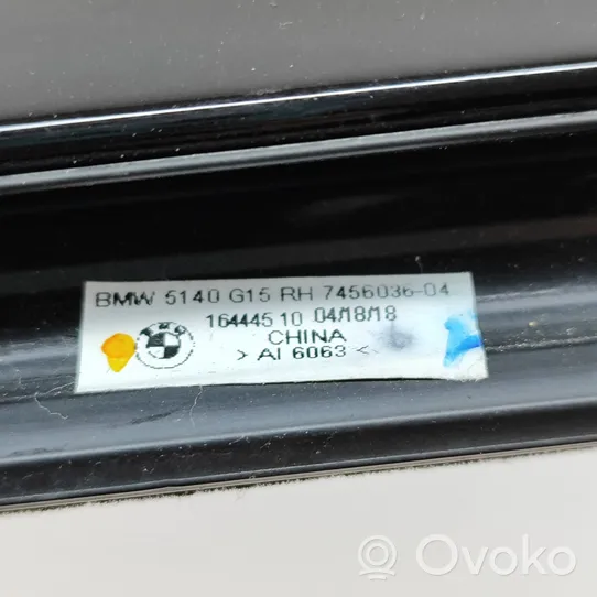 BMW 8 G15 Rivestimento del vetro della portiera 7456036