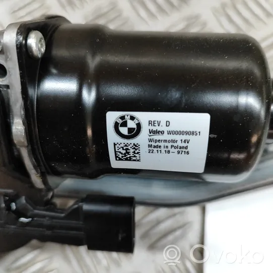 BMW i4 Tringlerie et moteur d'essuie-glace avant 7427910