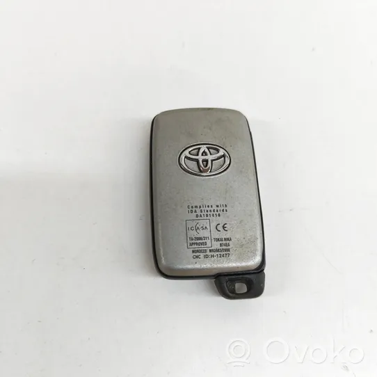 Toyota Land Cruiser (J150) Chiave/comando di accensione 8990460541