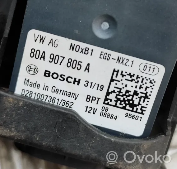 Audi Q5 SQ5 Sensore della sonda Lambda 80A907805A
