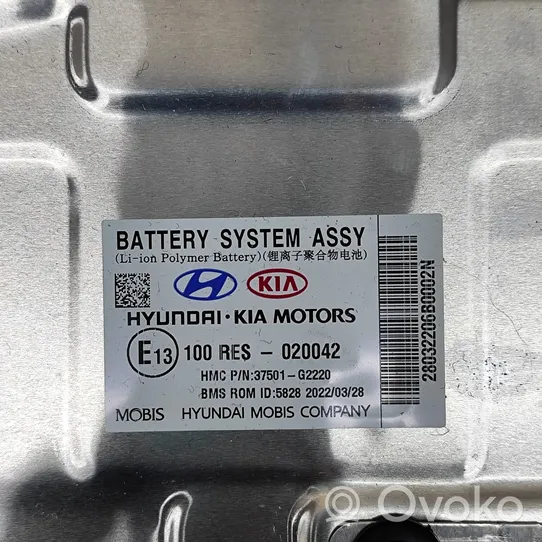 Hyundai Ioniq Bateria pojazdu hybrydowego / elektrycznego 37501G2220
