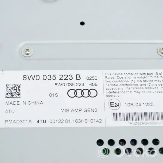 Audi A4 S4 B9 Vahvistin 8W0035223B