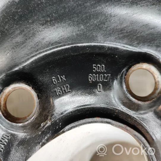 Volkswagen Golf VII R 16 plieninis štampuotas ratlankis (-iai) 5Q0601027Q