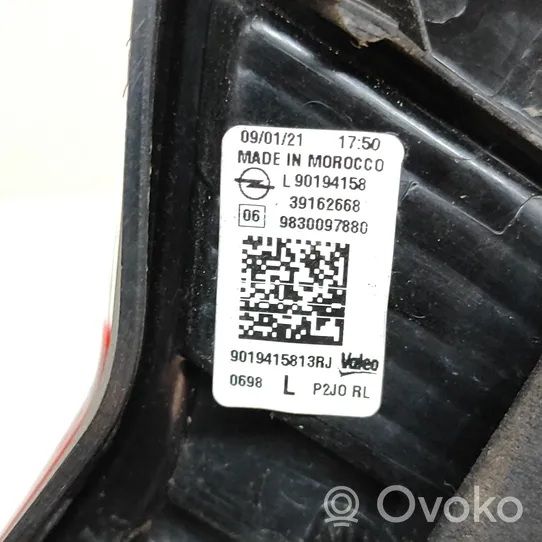 Opel Corsa F Takaluukun takavalot 39162668