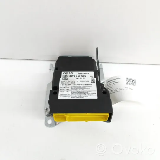 Audi A4 S4 B9 Sterownik / Moduł Airbag 8W0959655