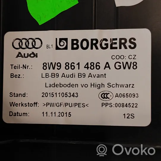 Audi A4 S4 B9 Inne części wnętrza samochodu 8W9861486A