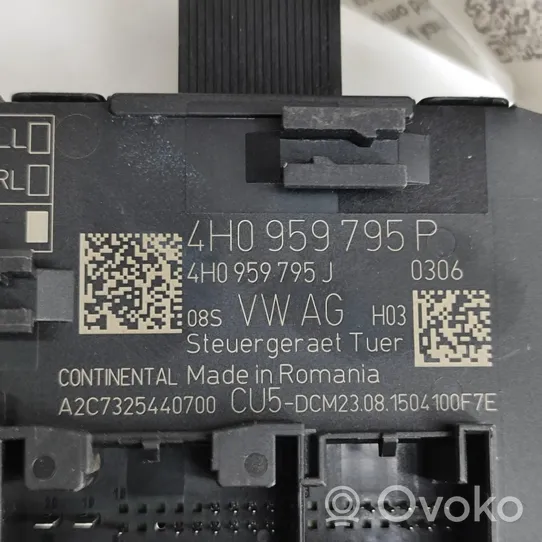 Volkswagen Touareg II Durų elektronikos valdymo blokas 4H0959795P