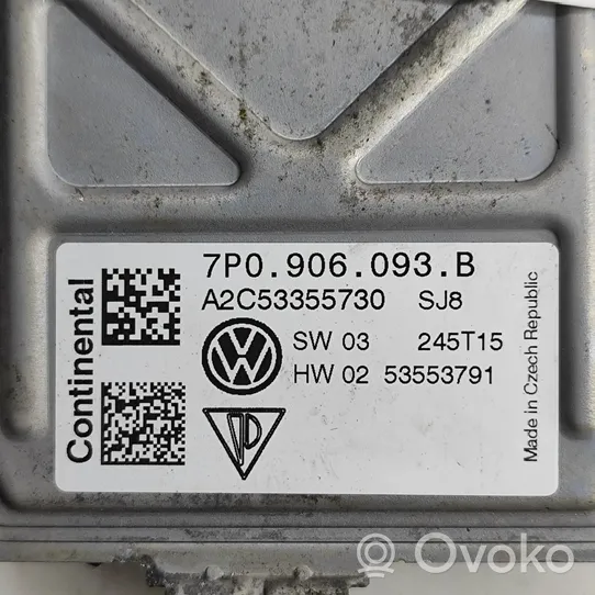 Volkswagen Touareg II Unité de commande / module de pompe à carburant 7P0906093B