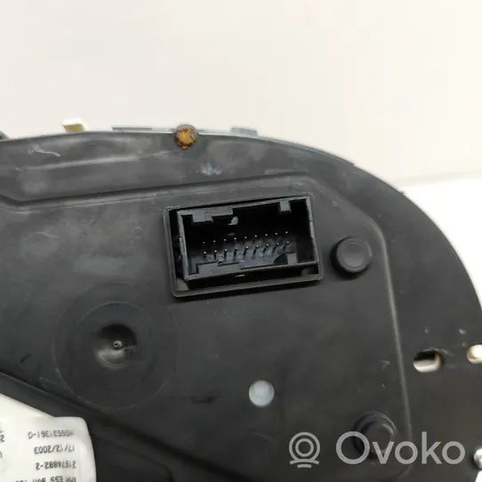 Peugeot 307 CC Speedometer (instrument cluster) 9651299780