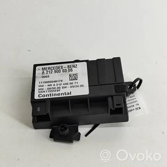 Mercedes-Benz Vito Viano W639 Unité de commande / module de pompe à carburant A2129000306