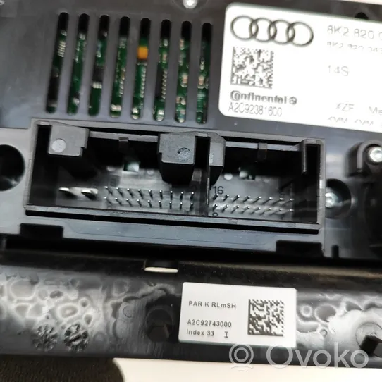 Audi A5 8T 8F Przełącznik / Włącznik nawiewu dmuchawy 8K2820043BB