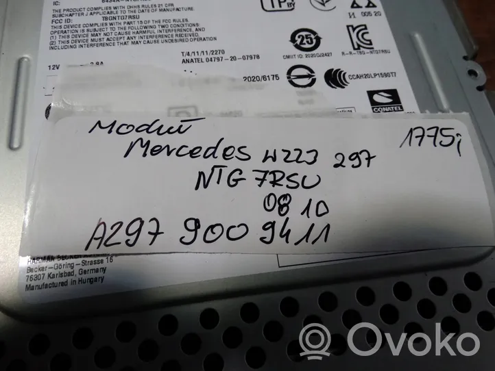 Mercedes-Benz S W223 Unité principale radio / CD / DVD / GPS 
