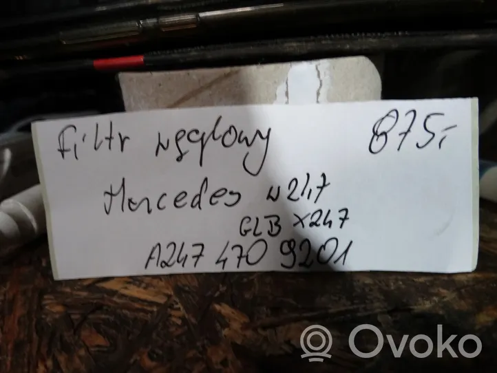 Mercedes-Benz GLB x247 Filtr wlotowy powietrza kompresora zawieszenia pneumatycznego osi tylnej 