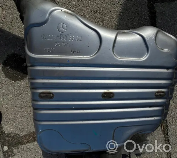 Mercedes-Benz S W223 Double Muffler 