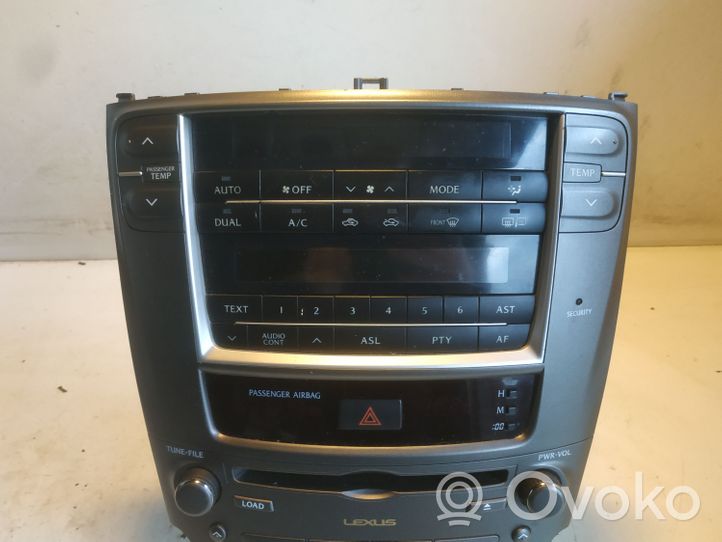 Lexus IS 220D-250-350 Panel / Radioodtwarzacz CD/DVD/GPS 86120533701