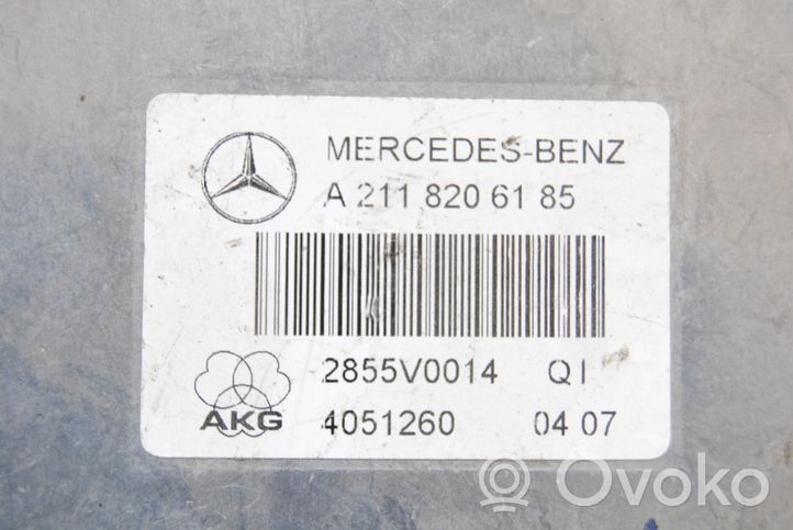Mercedes-Benz E W211 Autres dispositifs A2118203185