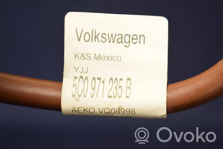 Volkswagen Beetle A5 Negative earth cable (battery) 5C0971235B