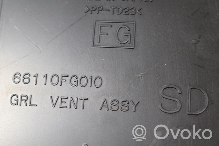 Subaru Forester SH Copertura griglia di ventilazione cruscotto 66110FG010