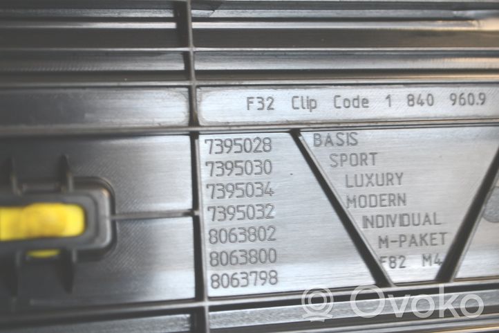 BMW 4 F32 F33 Set di rifiniture davanzale (interno) 7395028