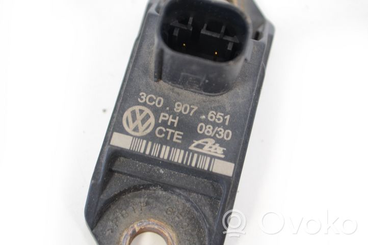 Volkswagen PASSAT CC Czujnik uderzenia Airbag 3C0907651