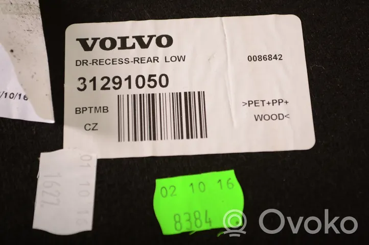 Volvo V40 Tappeto di rivestimento del fondo del bagagliaio/baule 31291050