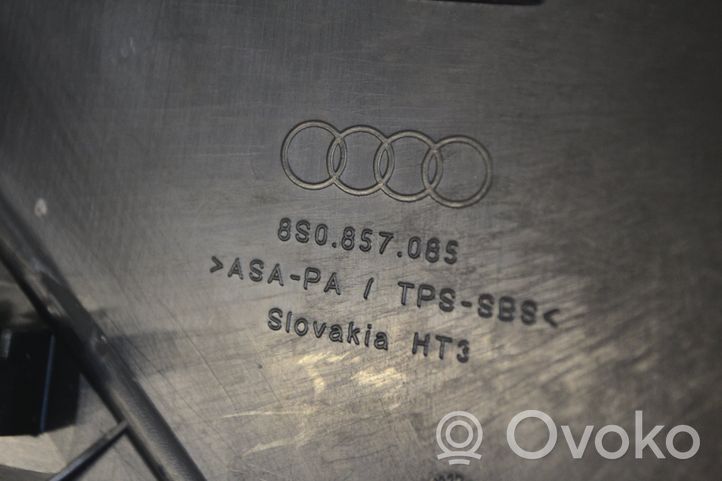 Audi TT TTS RS Mk3 8S Kojelaudan sivupäätyverhoilu 8S0857085