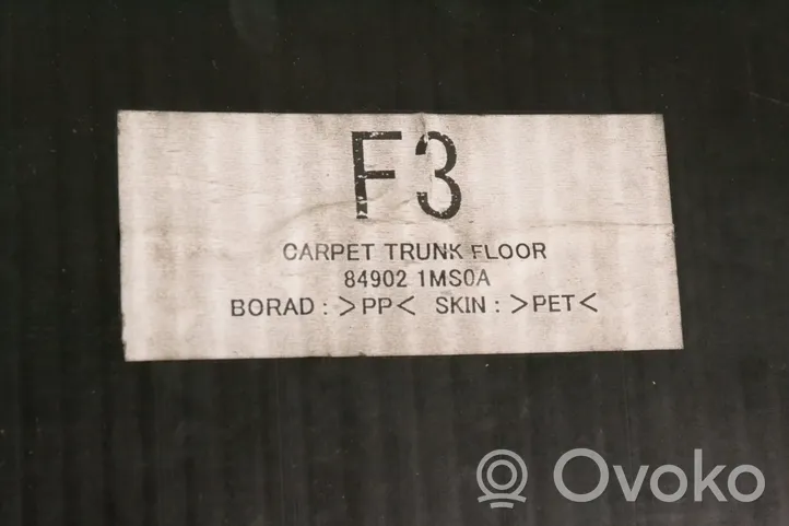 Infiniti M Trunk/boot floor carpet liner 849021MS0A