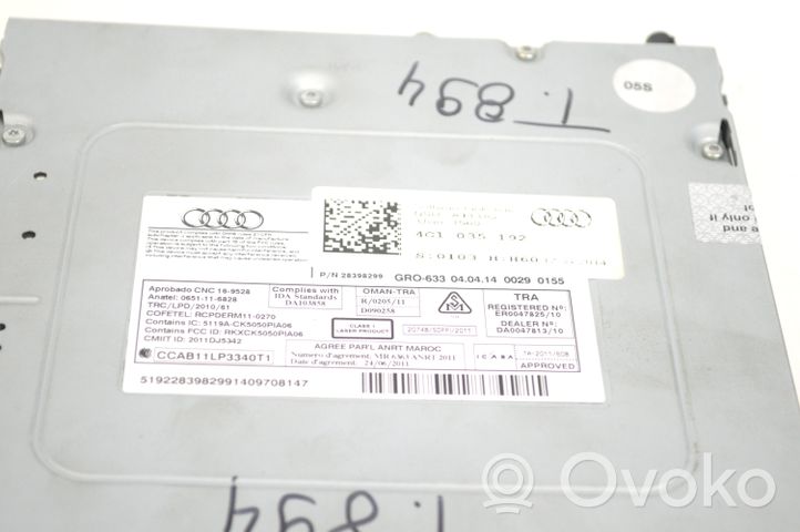 Audi A7 S7 4G Navigacijos (GPS) valdymo blokas 4G1035192