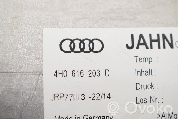 Audi A8 S8 D4 4H Ilmajousituksen kompressoripumppu 4H0616203D