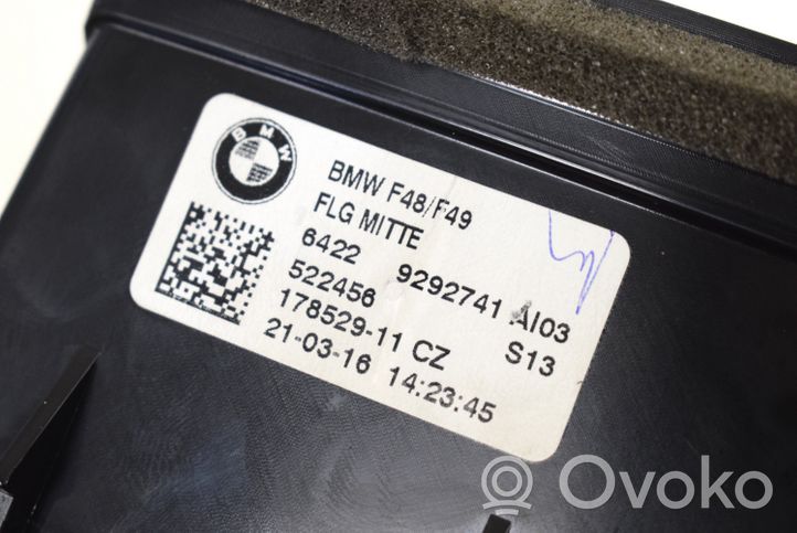 BMW X1 F48 F49 Copertura griglia di ventilazione cruscotto 9292741
