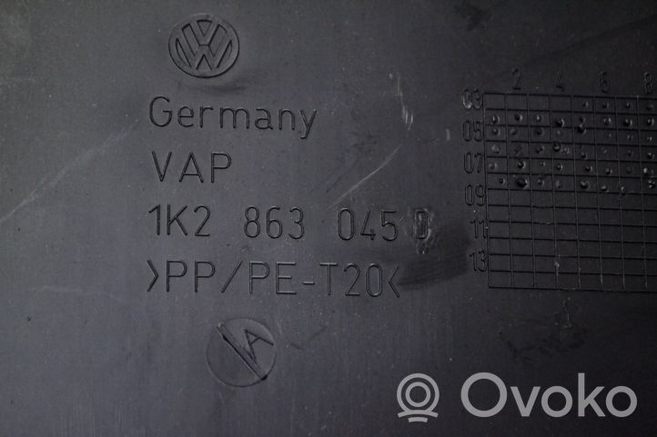 Volkswagen Scirocco Inny elementy tunelu środkowego 1K2863045D