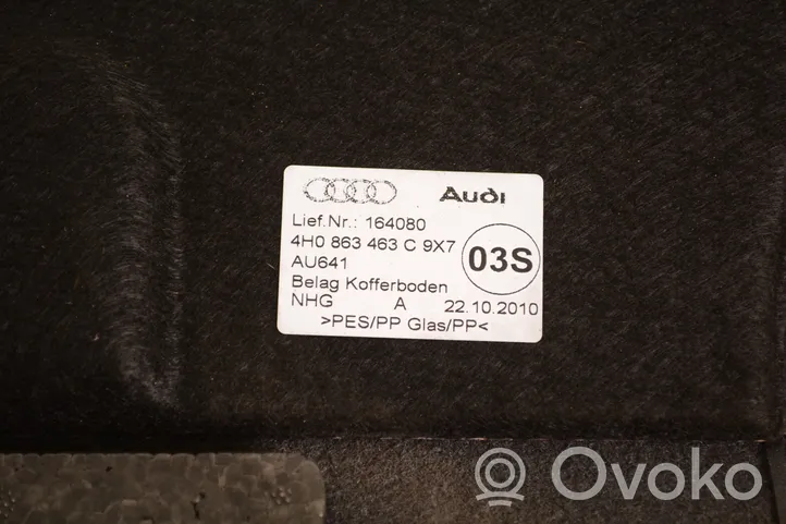 Audi A8 S8 D4 4H Tapis de coffre 4H0863463C